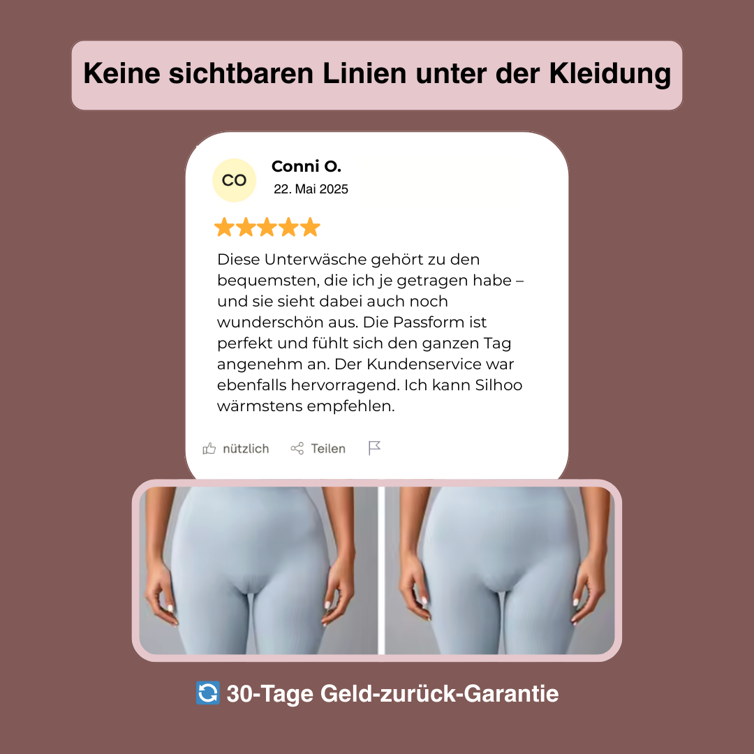 Nahtloser Tanga für glatte Silhouetten