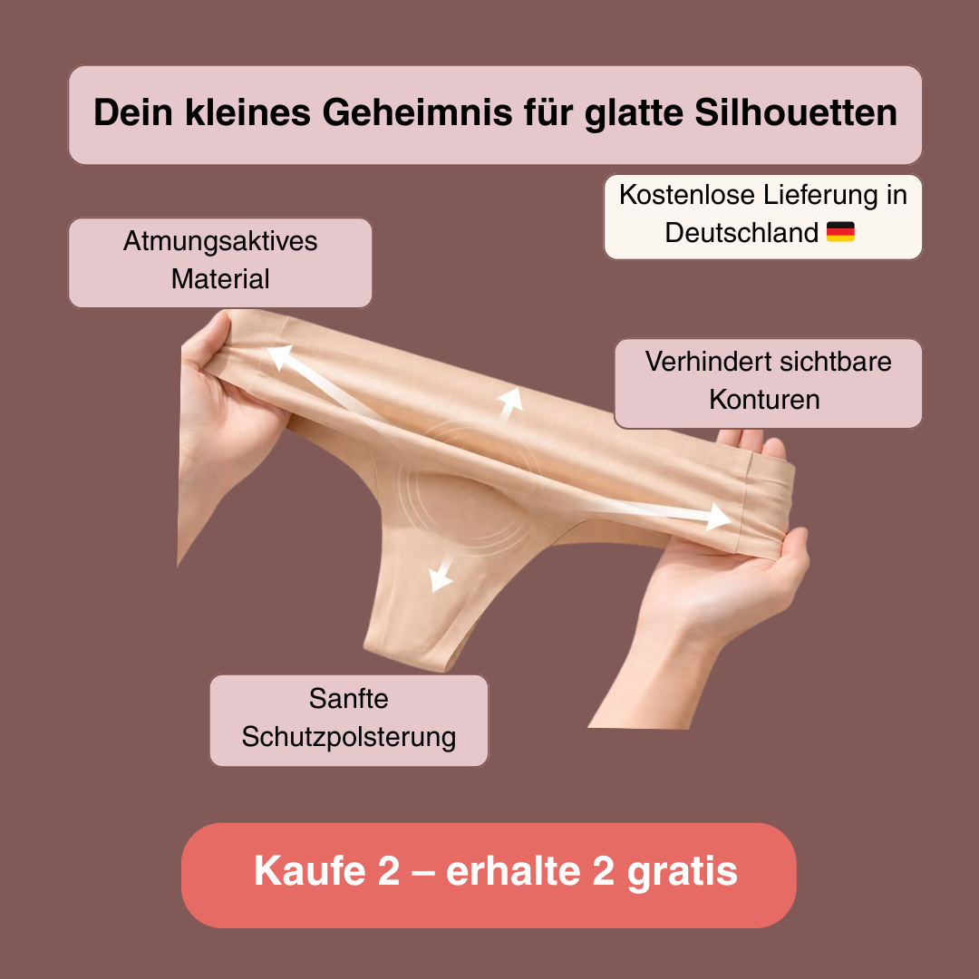 Nahtloser Tanga für glatte Silhouetten